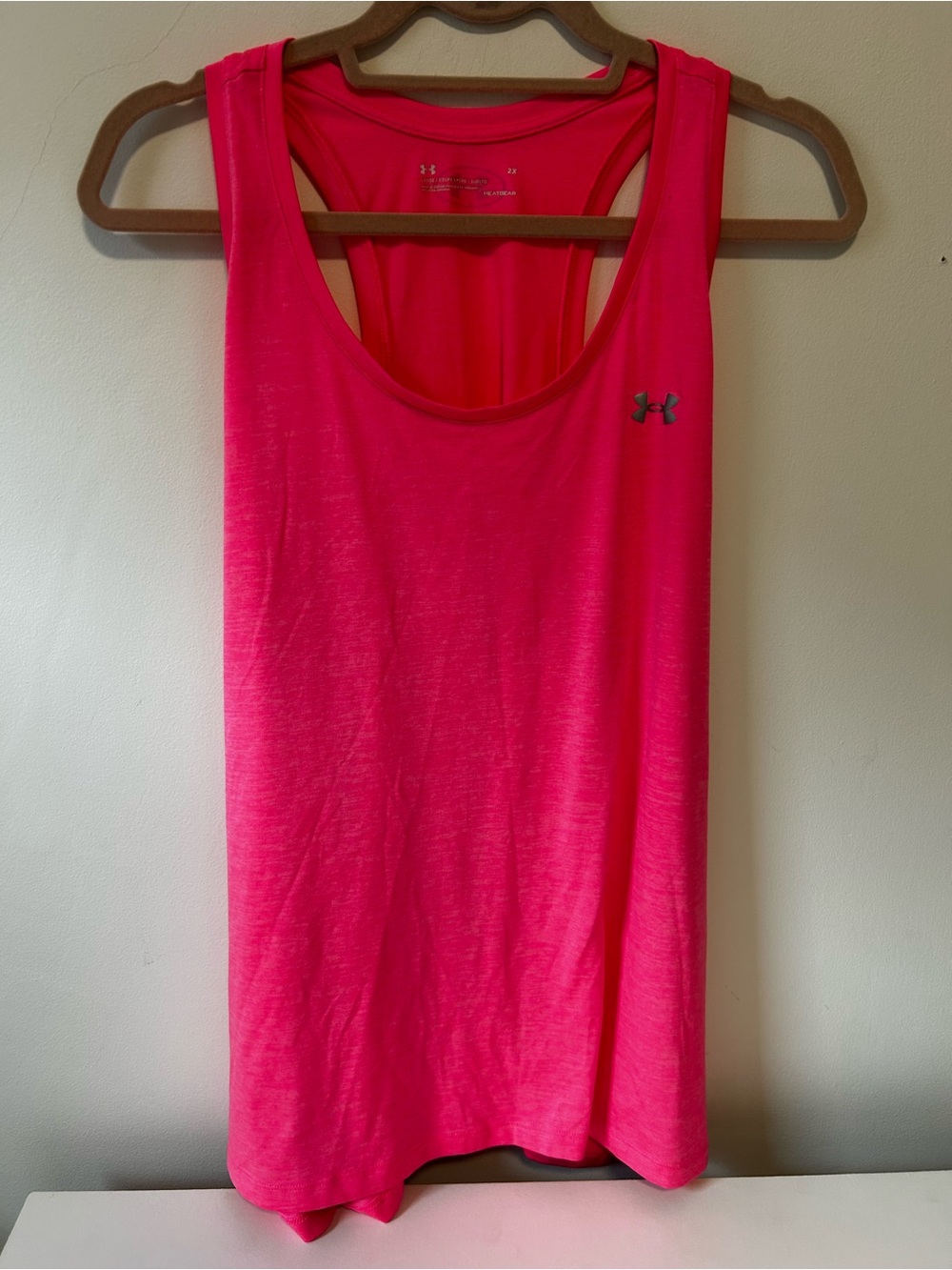 Under Armour Bright Pink Racerback Training Tank